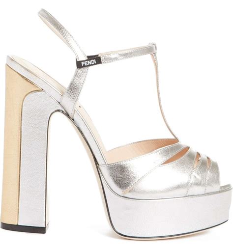 fendi duo platform sandal women|official site fendi sandals women.